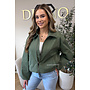 ARMY GREEN - 'SAPHIRA V2 JACKET' - MINIMAL CHIC JACKET