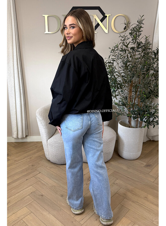BLACK - 'SAPHIRA V2 JACKET' - MINIMAL CHIC JACKET