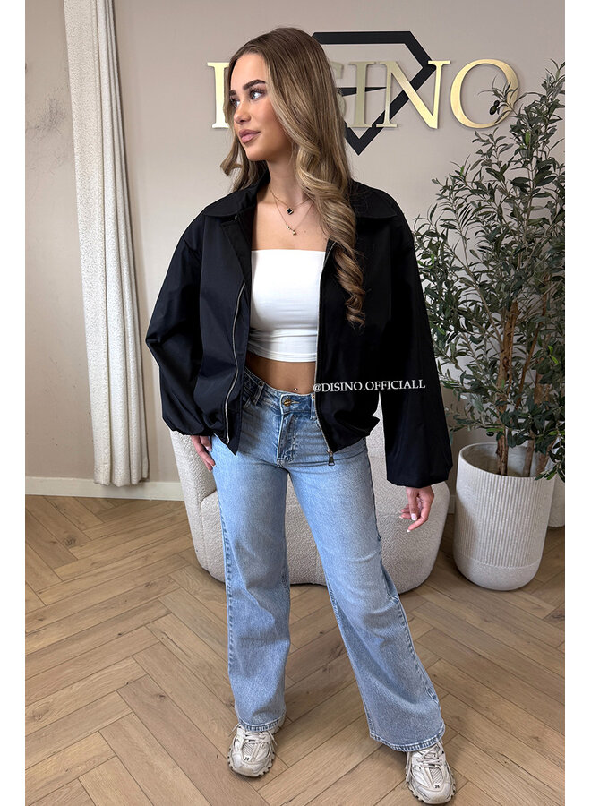 BLACK - 'SAPHIRA V2 JACKET' - MINIMAL CHIC JACKET