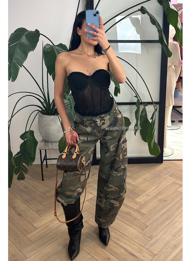 CAMO - 'RIVER JEANS' - PERFECT CARGO CAMO JEANS
