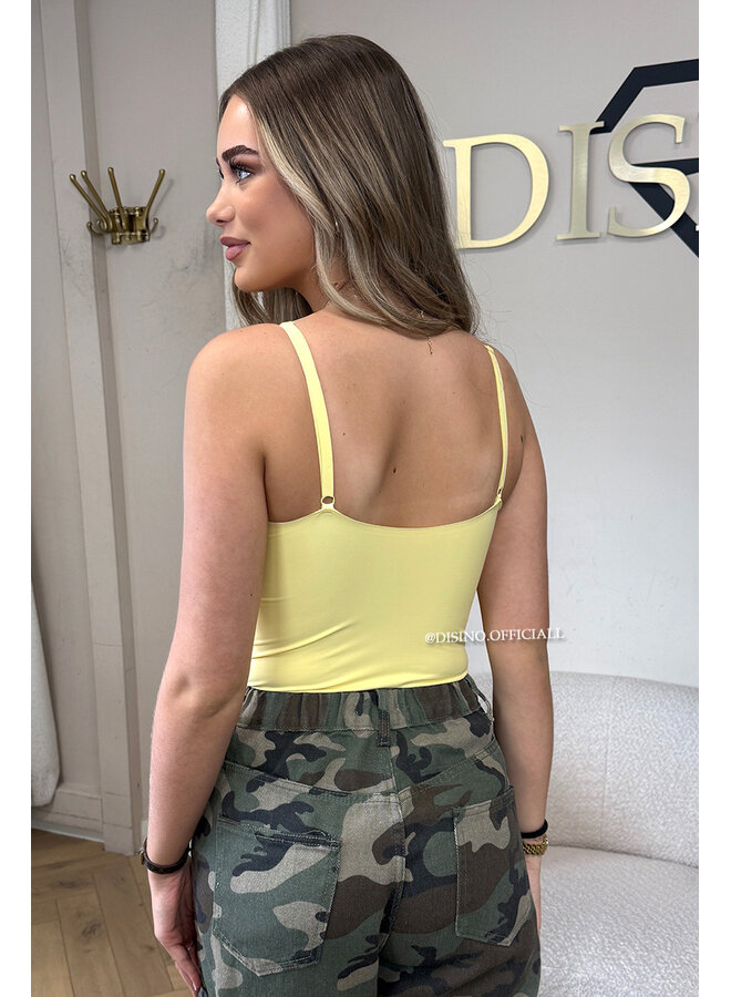 YELLOW - 'NATHALIE BODYSUIT' - CLASSY SHAPING SEAMLESS BODYSUIT