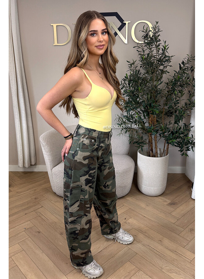 YELLOW - 'NATHALIE BODYSUIT' - CLASSY SHAPING SEAMLESS BODYSUIT