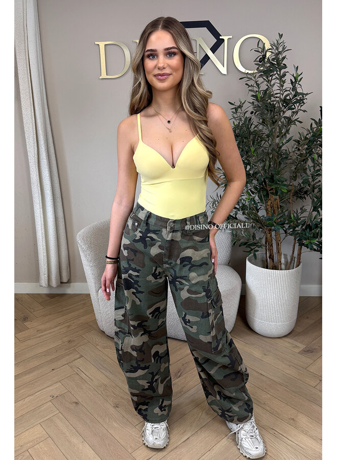 YELLOW - 'NATHALIE BODYSUIT' - CLASSY SHAPING SEAMLESS BODYSUIT