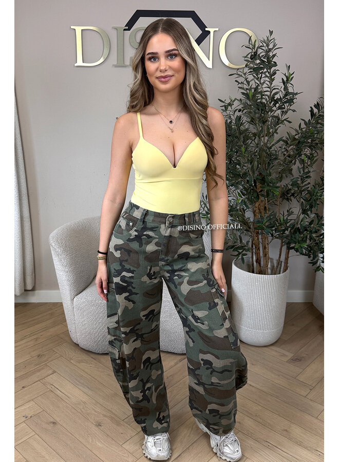 YELLOW - 'NATHALIE BODYSUIT' - CLASSY SHAPING SEAMLESS BODYSUIT