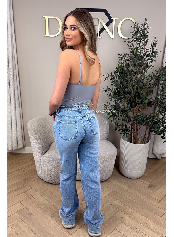 GREY - 'NATHALIE BODYSUIT' - CLASSY SHAPING SEAMLESS BODYSUIT