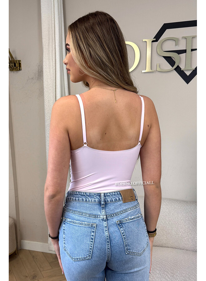 SOFT PINK - 'NATHALIE BODYSUIT' - CLASSY SHAPING SEAMLESS BODYSUIT