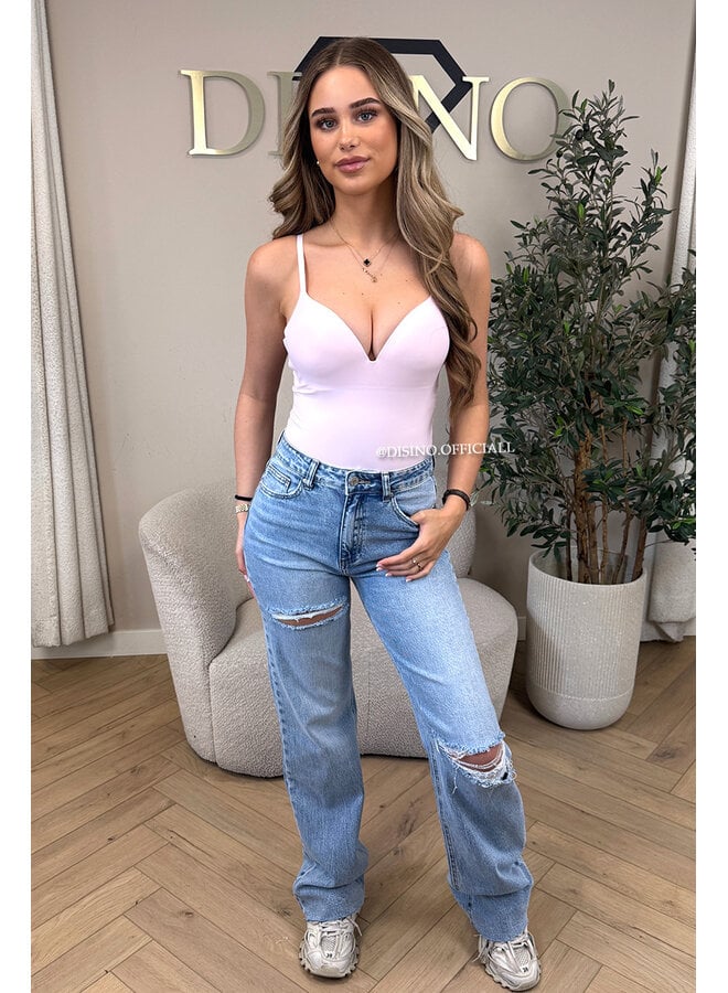 SOFT PINK - 'NATHALIE BODYSUIT' - CLASSY SHAPING SEAMLESS BODYSUIT