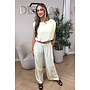 YELLOW - 'LIZZY SET' - SUMMER TOP + PANTS SET