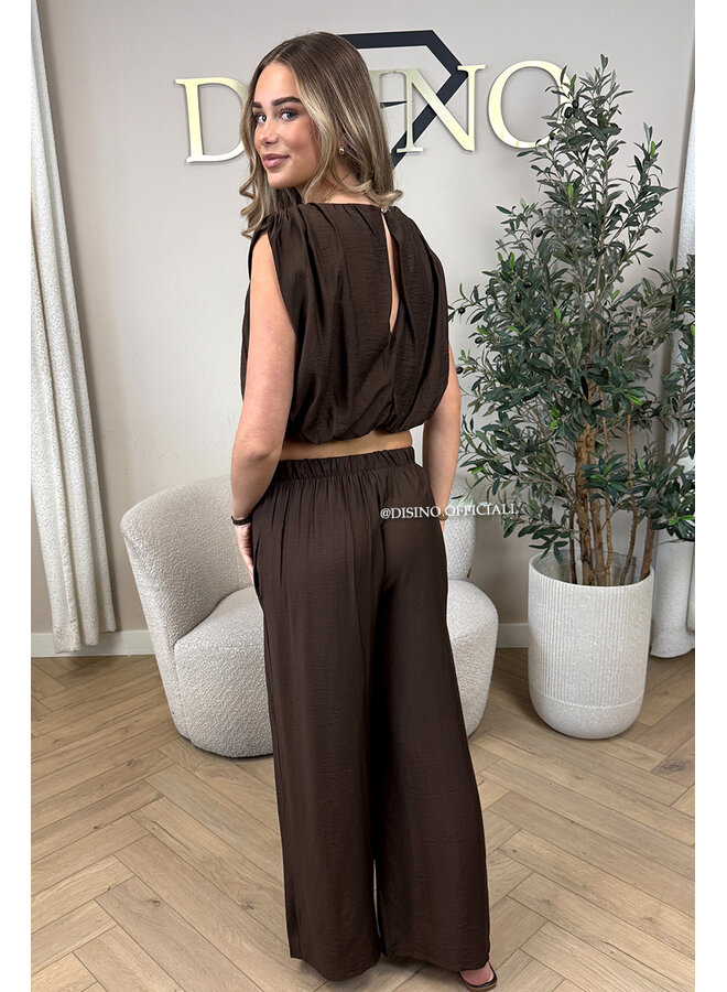 CHOCO - 'LIZZY SET' - SUMMER TOP + PANTS SET