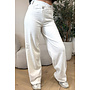 ECRU - 'AUSTIN JEANS' - STRETCH VIRAL ASYMMETRIC WIDE LEG JEANS
