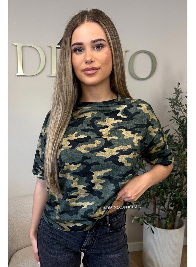 CAMO - 'JAXX TEE' - ARMY PRINT TEE