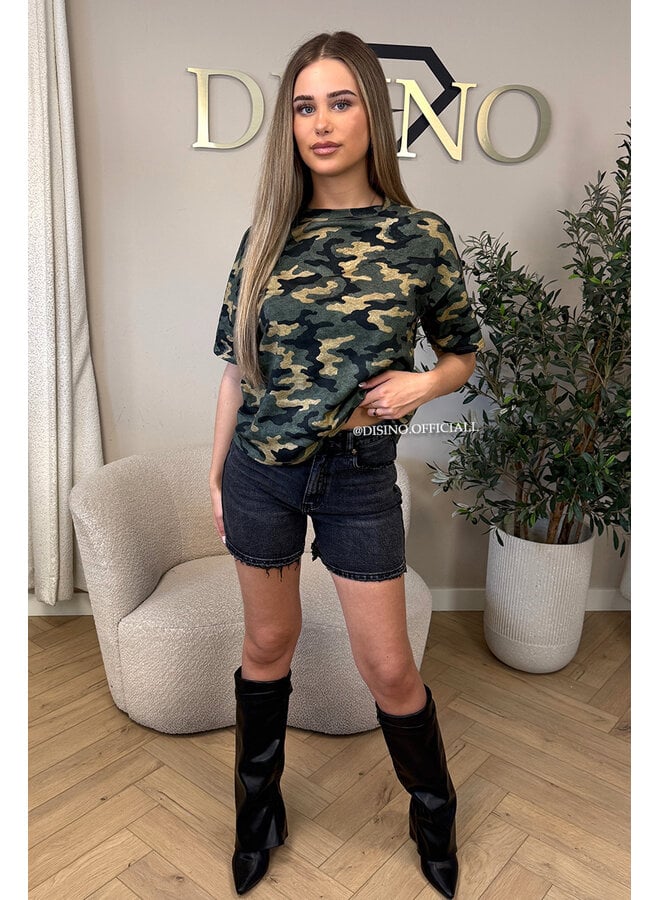 CAMO - 'JAXX TEE' - ARMY PRINT TEE