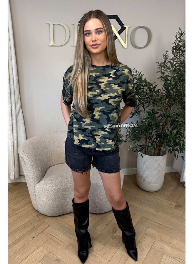 CAMO - 'JAXX TEE' - ARMY PRINT TEE