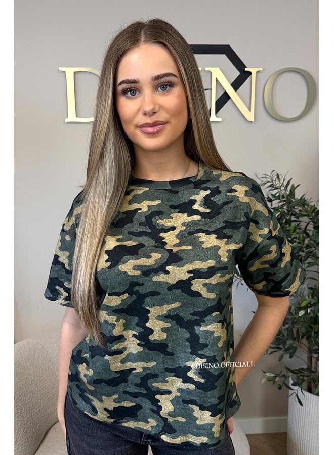CAMO - 'JAXX TEE' - ARMY PRINT TEE