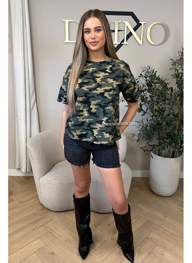 CAMO - 'JAXX TEE' - ARMY PRINT TEE