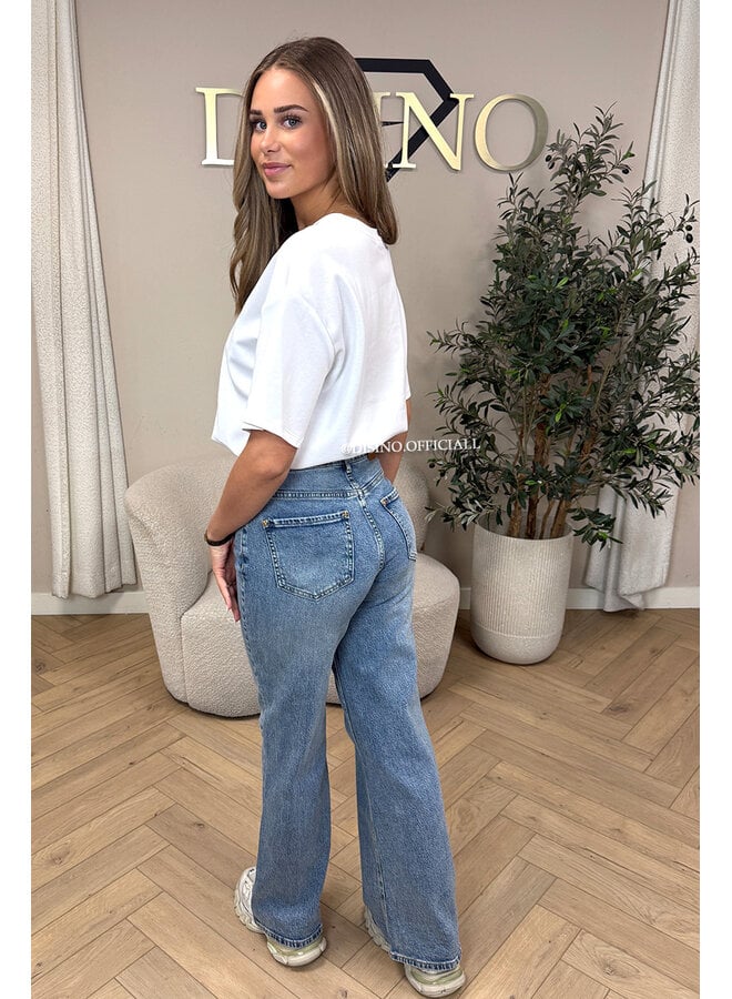 BLUE - 'MIAMI JEANS' - PERFECT STRETCH HIGH WAIST JEANS