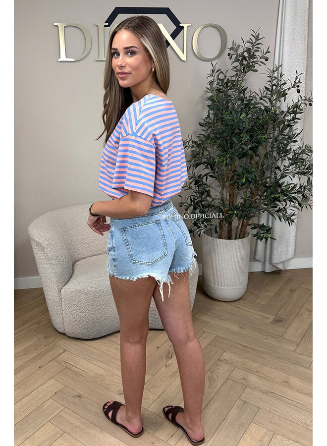 BEIGE - SAINT TROPEZ STRIPED TEE