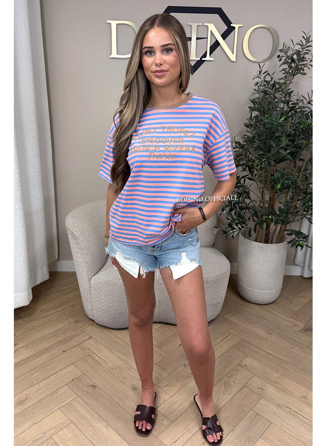 BEIGE - SAINT TROPEZ STRIPED TEE