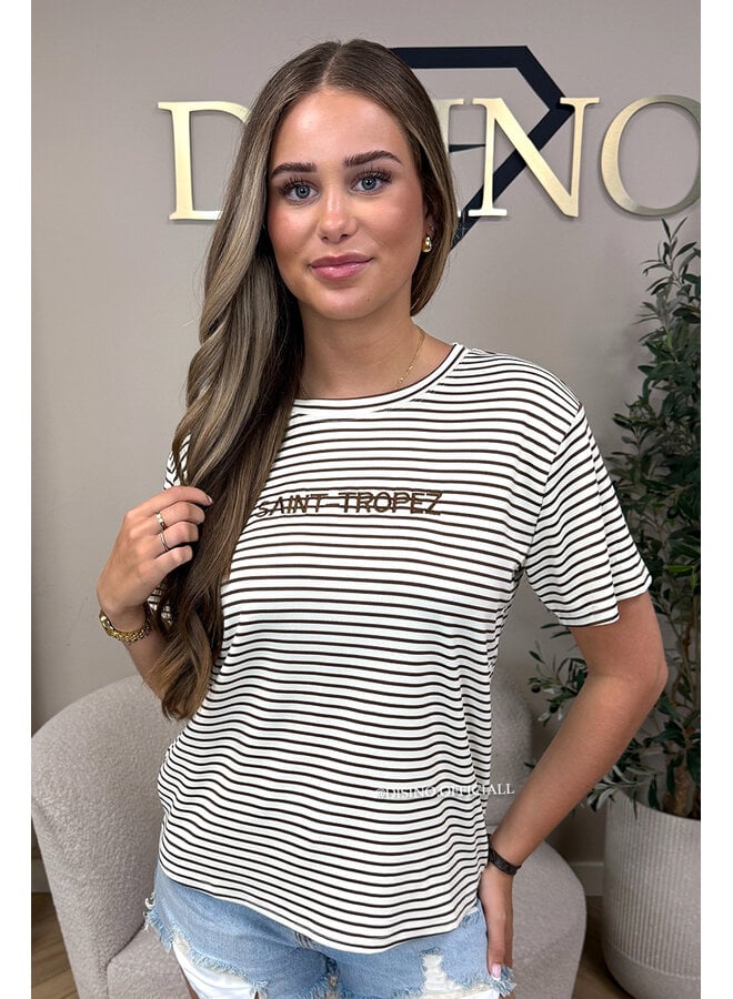 CHOCO - SAINT TROPEZ STRIPED TEE