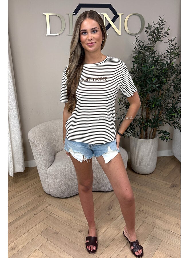 CHOCO - SAINT TROPEZ STRIPED TEE