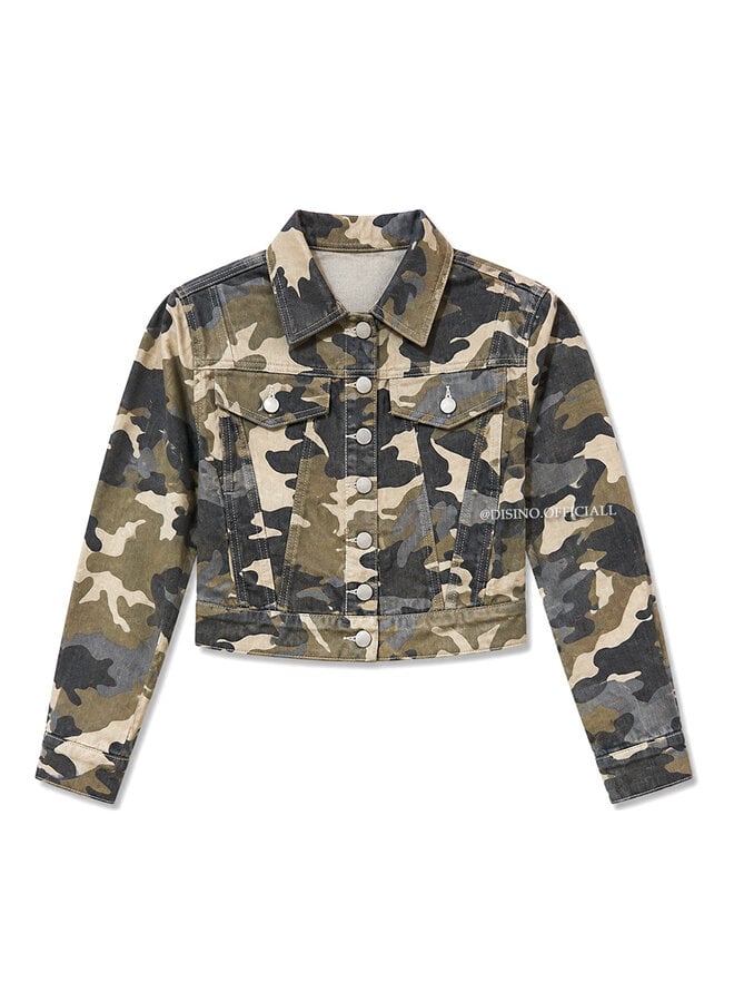 CAMO - 'TYLER JACKET' - CAMO DENIM JACKET
