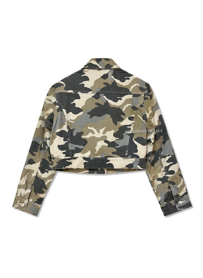 CAMO - 'TYLER JACKET' - CAMO DENIM JACKET