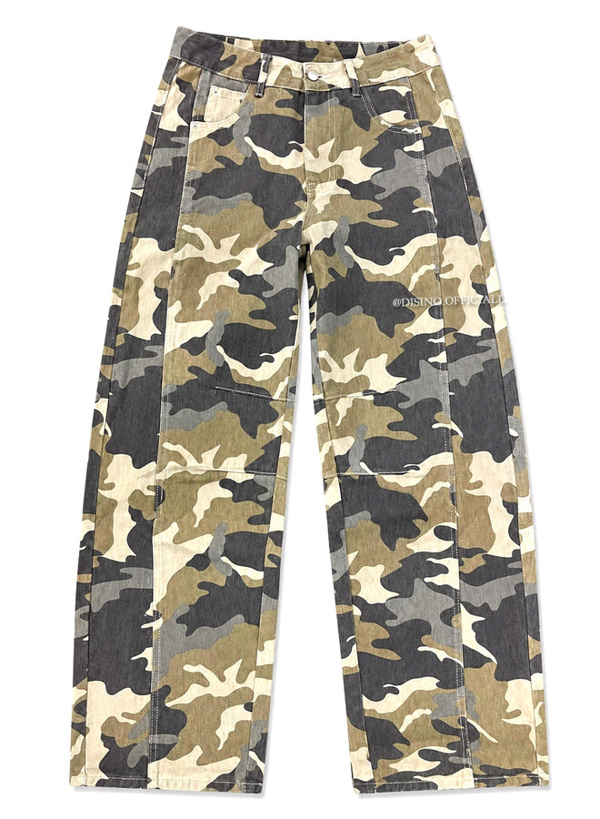 CAMO - 'TYLER BARREL JEANS' - CAMO BARREL FIT JEANS