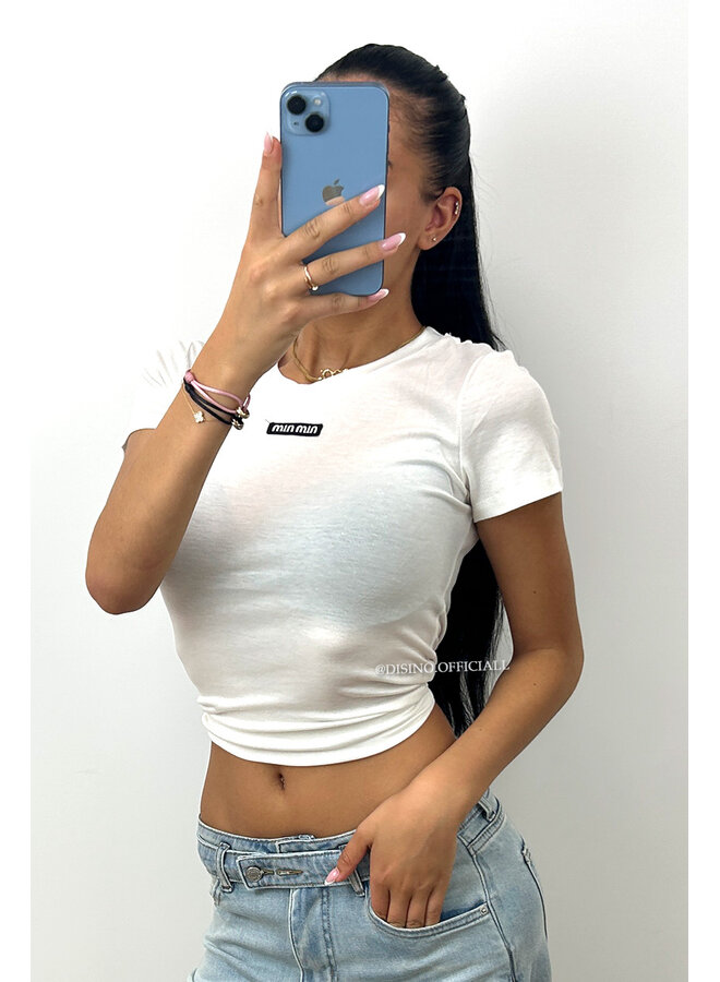WHITE - 'MIOMIO TOP' - INSPIRED BASIC TOP