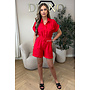 RED - 'LOTTE PLAYSUIT' - SUMMER CARGO PLAYSUIT