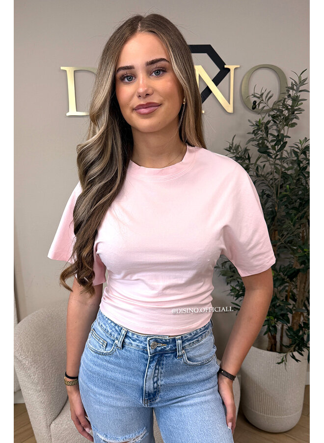 PINK - 'NOAMI TOP' - PREMIUM QUALITY SNATCHED TEE