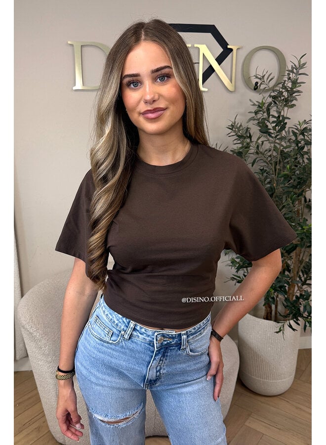 CHOCO - 'NOAMI TOP' - PREMIUM QUALITY SNATCHED TEE