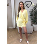 YELLOW - 'ROMY PLAYSUIT' - WRAP ON PLAYSUIT