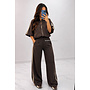 CHOCO - 'MABEL PANTS' - HIGH WAIST STRIPED PANTALON