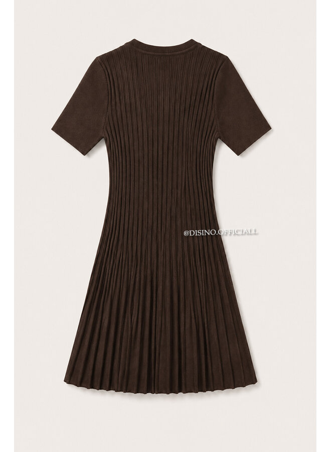 CHOCO - 'SANDRA DRESS' - CLASSY INSPIRED A-LINE DRESS