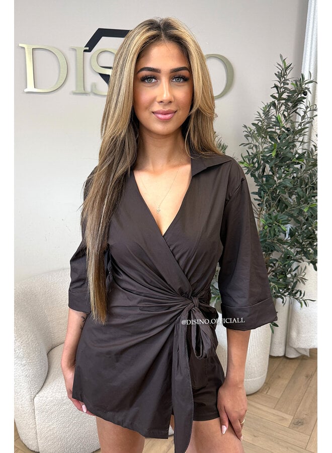 CHOCO - 'LINA PLAYSUIT' - CLASSY BLOUSE PLAYSUIT