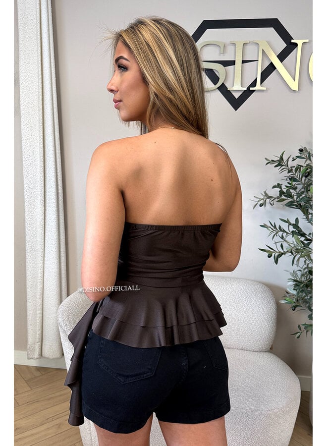 CHOCO - 'LORA TOP' - STRAPLESS TOP