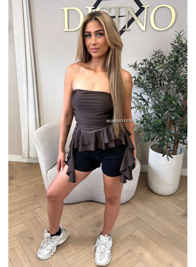 CHOCO - 'LORA TOP' - STRAPLESS TOP