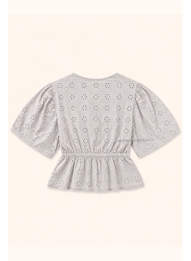 SAND - 'ROSALYN TOP' - CROCHET LACE SUMMER TOP