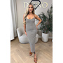 CHOCO - 'MARINA  DRESS' - STRETCH STRIPED SUMMER DRESS