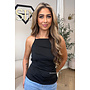 BLACK - 'TARA TOP' - CLASSY OPEN BACK TOP