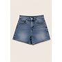 BLUE - 'DANI SHORT' - STRETCH STUDS DENIM SHORT