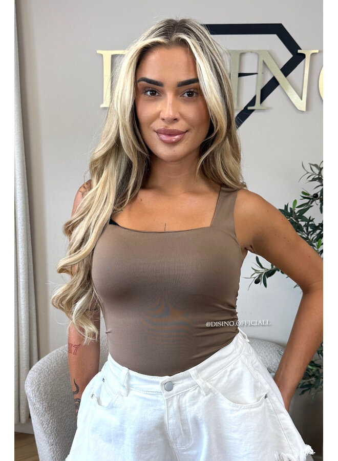 CAMEL - 'NOVA BASIC TOP' - SEAMLESS HEMD TOP