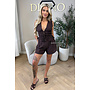 CHOCO - 'DELANI SHORT SET' - COASTAL CHIC SUMMER TOP + SHORT SET