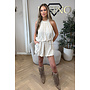 BEIGE - 'ESTELLE PLAYSUIT' - CROCHET LACE PLAYSUIT
