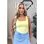 BUTTER YELLOW - 'NOVA BASIC TOP' - SEAMLESS HEMD TOP