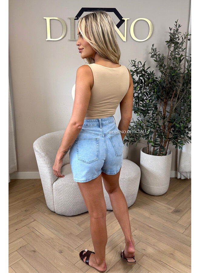 NUDE - 'NOVA BASIC TOP' - SEAMLESS HEMD TOP