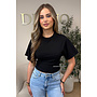 BLACK - 'NOAMI TOP' - PREMIUM QUALITY SNATCHED TEE