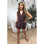CHOCO - 'GAYA PLAYSUIT' - STUDS RUFFLE PLAYSUIT