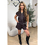 CHOCO - 'JAINEY SET' - PREMIUM QUALITY SHORT + BODYWARMER SET