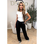 BLACK - 'SARINA' - PREMIUM QUALITY SILKY COMFY PANTS